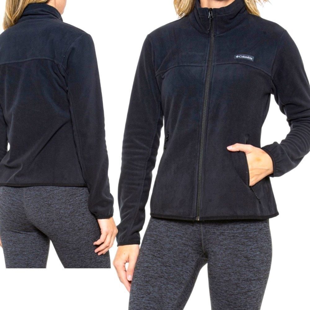 COLUMBIA Sportswear Ali Peak Fleece Jacket Black Size 2X NWT - Picture 1 of 7